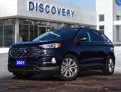 2021 Ford Edge Titanium | AWD | 2.0L | Roof | Htd Str Whl | Tow