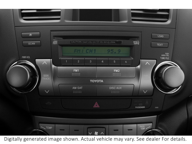 2008 Toyota Highlander 4WD 4Dr Sport Interior Shot 2