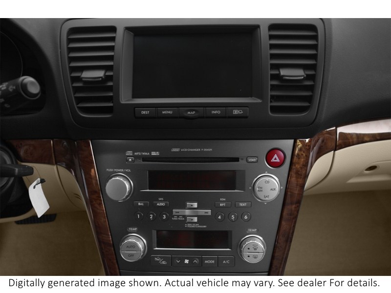 2009 Subaru Outback 5Dr Wgn Auto 2.5I W/Limited Pkg Interior Shot 2
