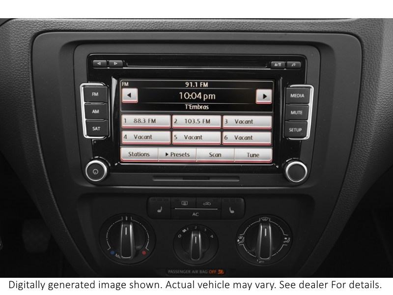 2011 Volkswagen Jetta Sedan 4Dr 2.5L Auto Comfortline Interior Shot 2