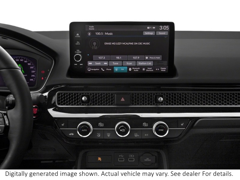 2024 Honda Civic Hatchback Sport Touring CVT Interior Shot 2