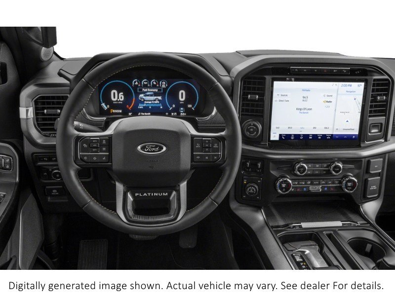 2023 Ford F-150 Platinum 4WD Supercrew 5.5' Box Interior Shot 3