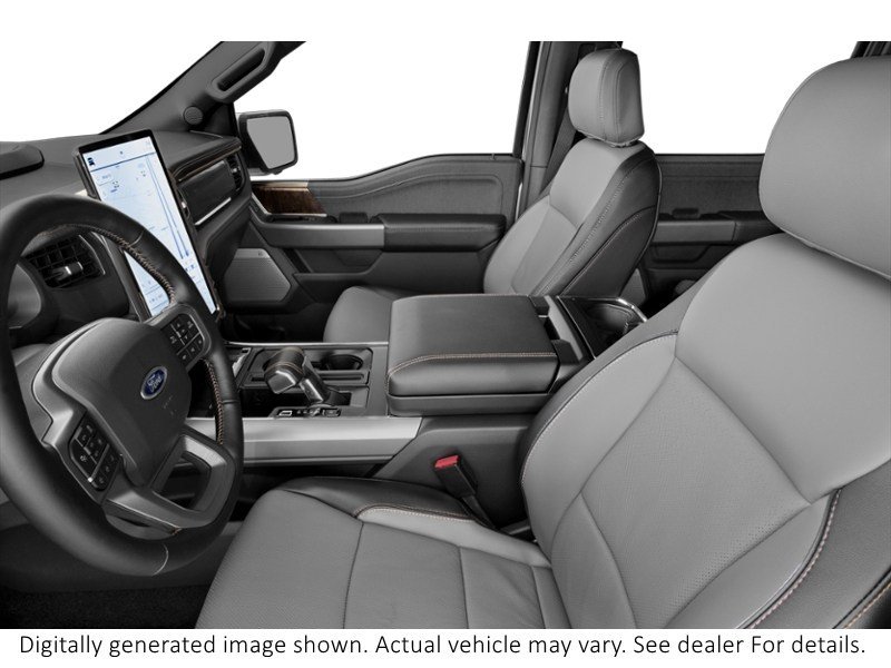 2022 Ford F-150 Lightning Lariat 4WD Supercrew 5.5' Box Interior Shot 4