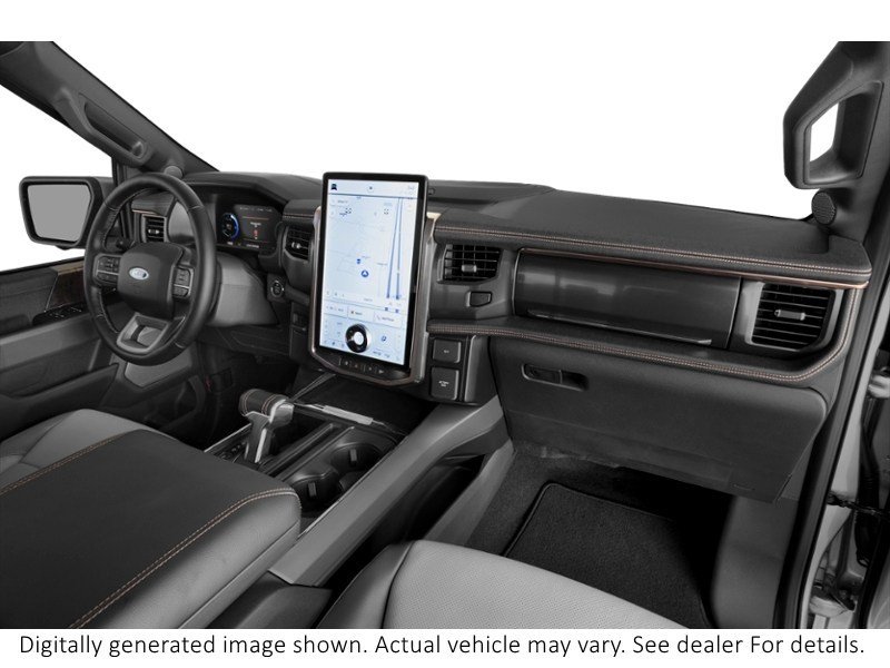 2022 Ford F-150 Lightning Lariat 4WD Supercrew 5.5' Box Interior Shot 1