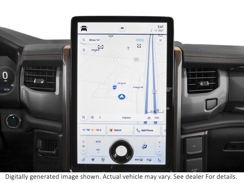 2022 Ford F-150 Lightning Lariat 4WD Supercrew 5.5' Box Interior Shot 8