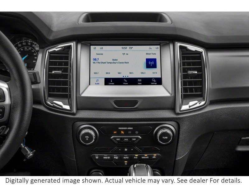 2022 Ford Ranger XLT 4WD Supercrew 5' Box Interior Shot 2