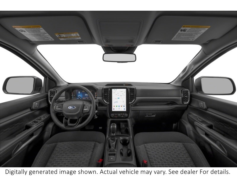 2024 Ford Ranger XLT 4WD Supercrew 5' Box Interior Shot 6