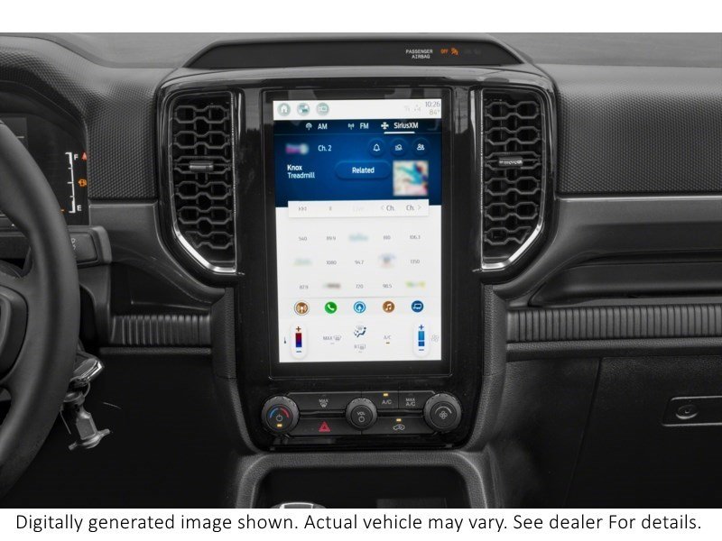 2024 Ford Ranger XLT 4WD Supercrew 5' Box Interior Shot 2