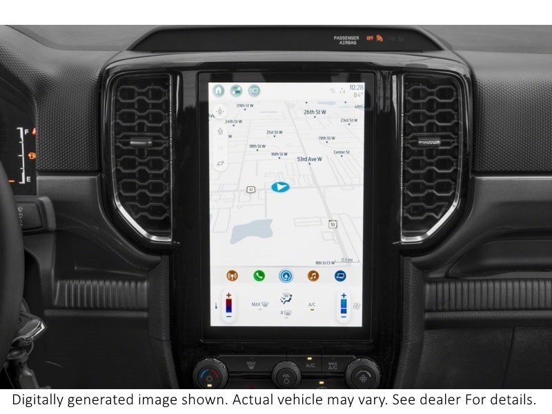 2024 Ford Ranger XLT 4WD Supercrew 5' Box Interior Shot 8