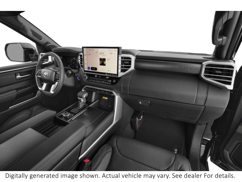 2026 Toyota Tundra Hybrid 4x4 Crewmax Platinum Hybrid Interior Shot 1
