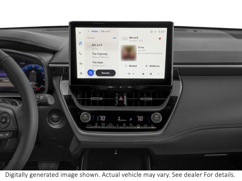 2026 Toyota Corolla Cross Hybrid Hybrid XSE AWD Interior Shot 2