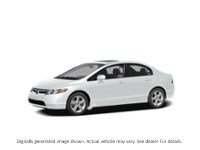 2008 Honda Civic Sdn 4Dr Auto LX Taffeta White  Shot 9