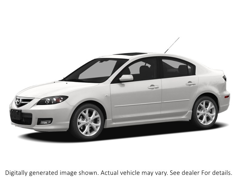2009 Mazda Mazda3 4Dr Sdn Auto GX Arctic White  Shot 4