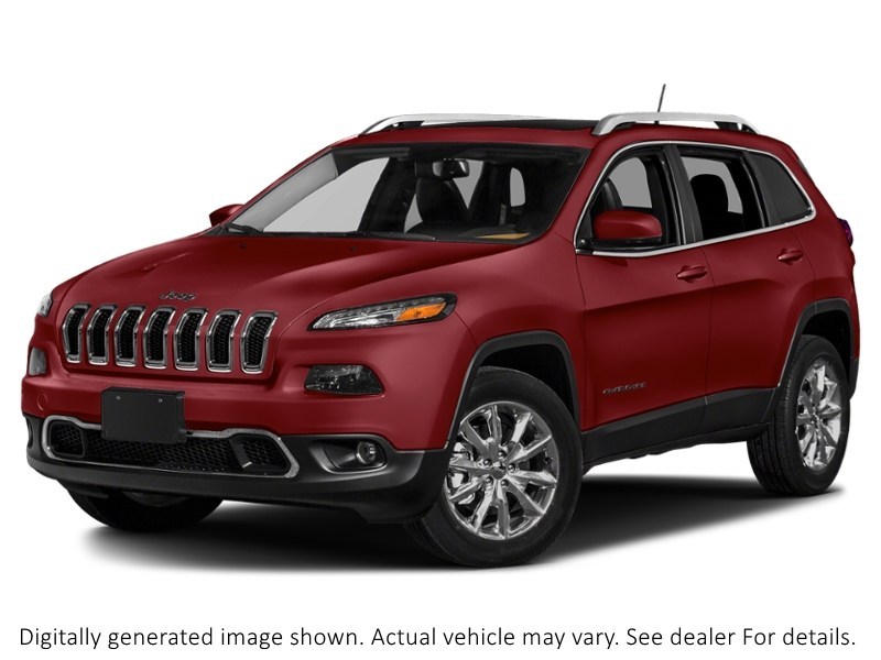 2016 Jeep Cherokee 4WD 4Dr Limited Deep Cherry Red Crystal Pearl  Shot 13