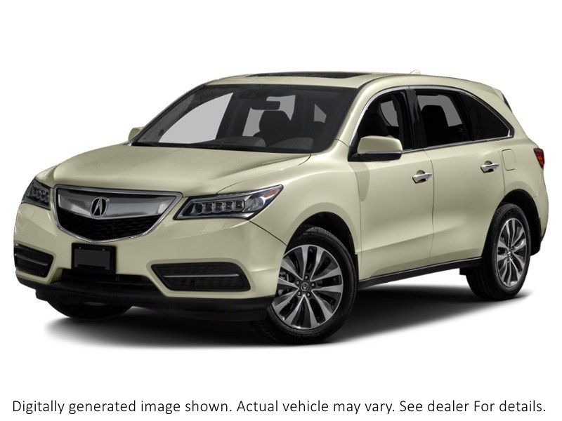 2016 Acura Mdx Sh-Awd 4Dr Nav Pkg White Diamond Pearl  Shot 7