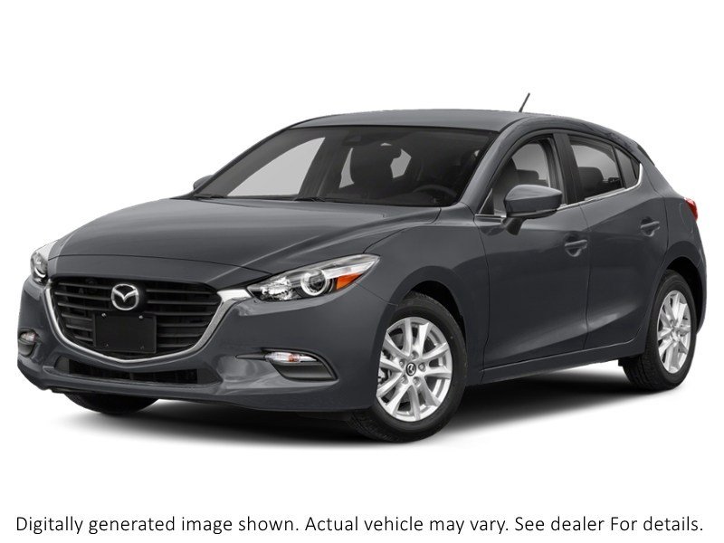 2018 Mazda Mazda3 Sport Gs Manual Machine Grey Metallic  Shot 37