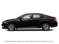 2021 Honda Civic Sedan EX CVT Crystal Black Pearl  Shot 3