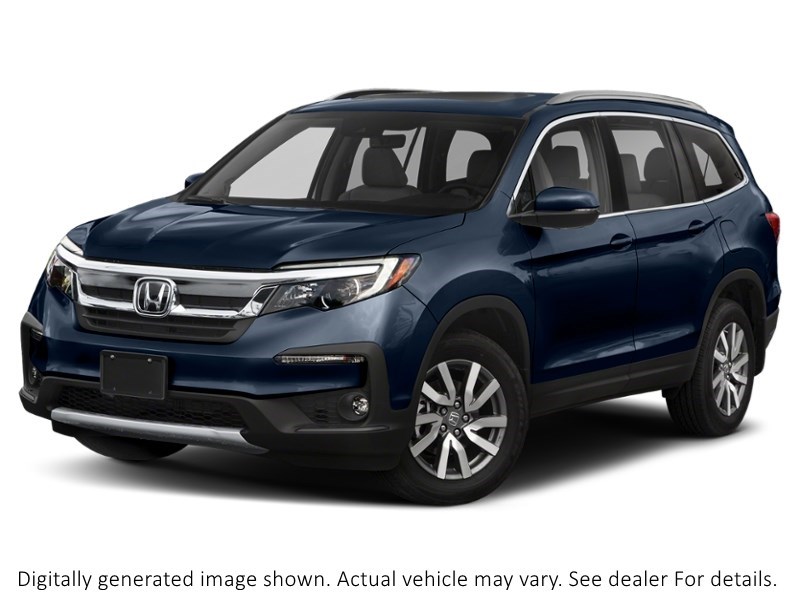 2019 Honda Pilot Ex-L Navi AWD Obsidian Blue Pearl  Shot 2