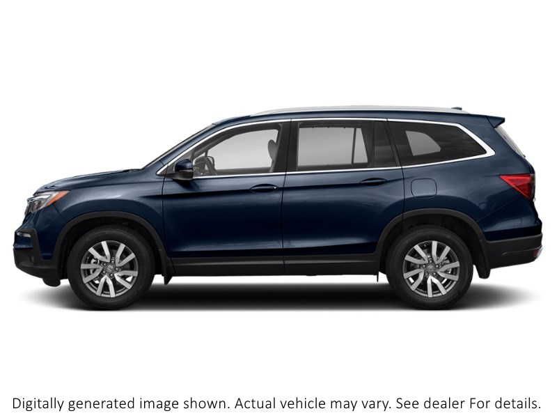 2019 Honda Pilot Ex-L Navi AWD Obsidian Blue Pearl  Shot 4