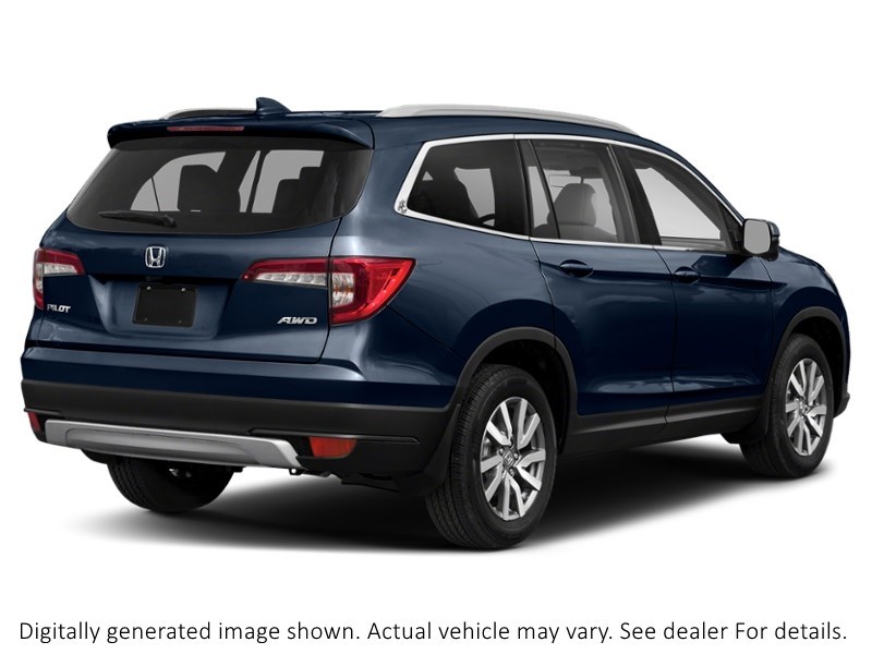 2019 Honda Pilot Ex-L Navi AWD Obsidian Blue Pearl  Shot 3