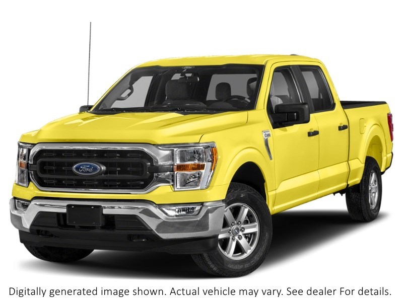 2023 Ford F-150 XLT 4WD Supercrew 5.5' Box Yellow  Shot 10
