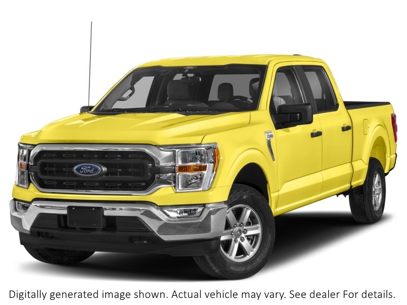 2023 Ford F-150 XLT 4WD Supercrew 5.5' Box Yellow  Shot 7