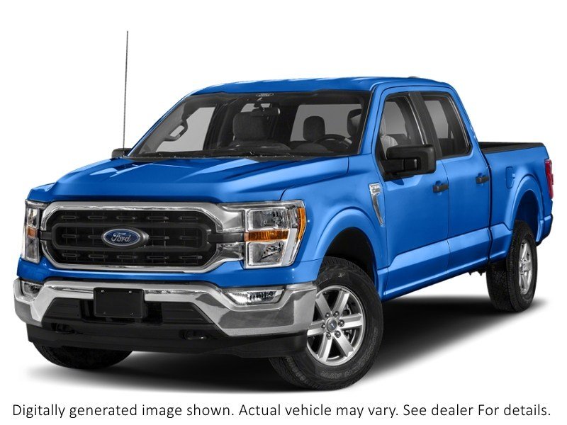 2021 Ford F-150 XLT 4WD Supercrew 5.5' Box Velocity Blue Metallic  Shot 4