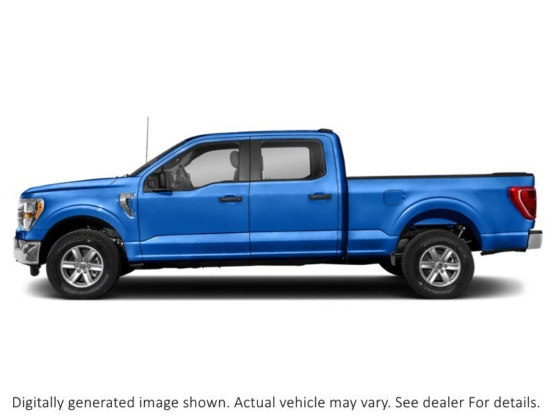 2021 Ford F-150 XLT 4WD Supercrew 5.5' Box Velocity Blue Metallic  Shot 3