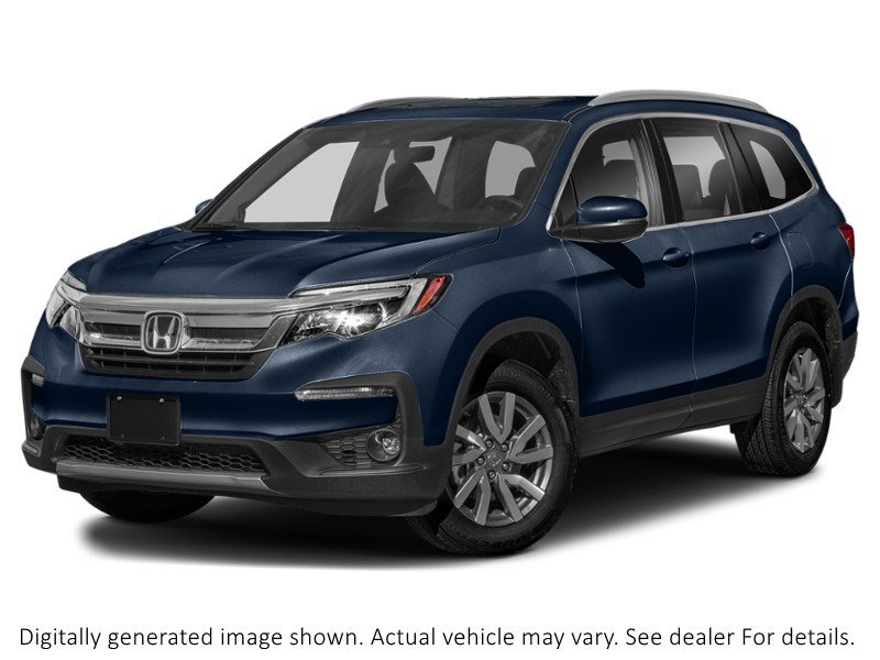 2021 Honda Pilot Ex-L Navi AWD Obsidian Blue Pearl  Shot 7