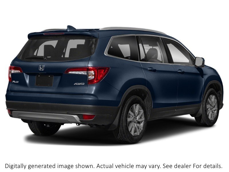 2021 Honda Pilot Ex-L Navi AWD Obsidian Blue Pearl  Shot 12