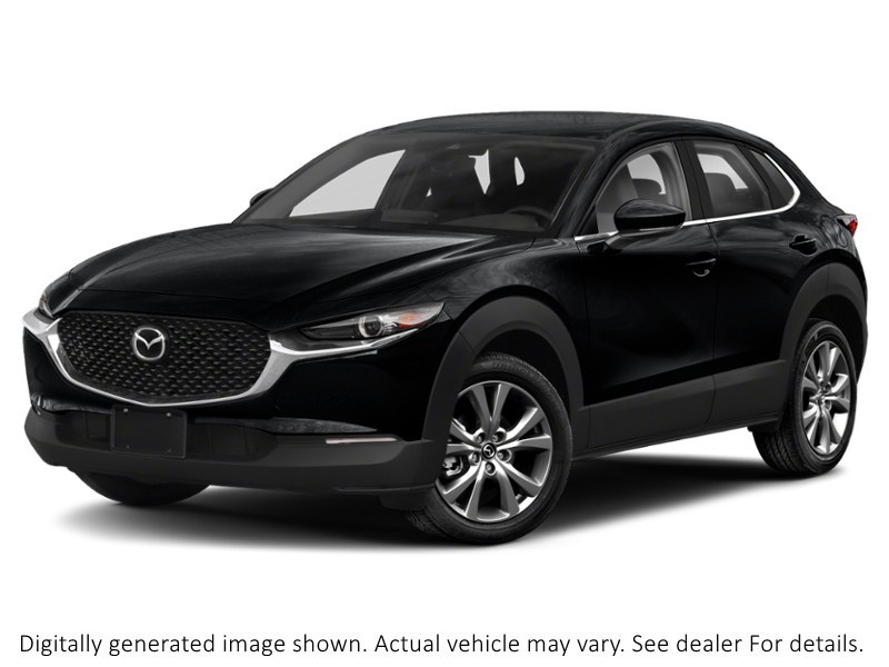2020 Mazda Cx-30 Gs Luxury/Sunroof/Leather/1 Owner Jet Black Mica  Shot 4