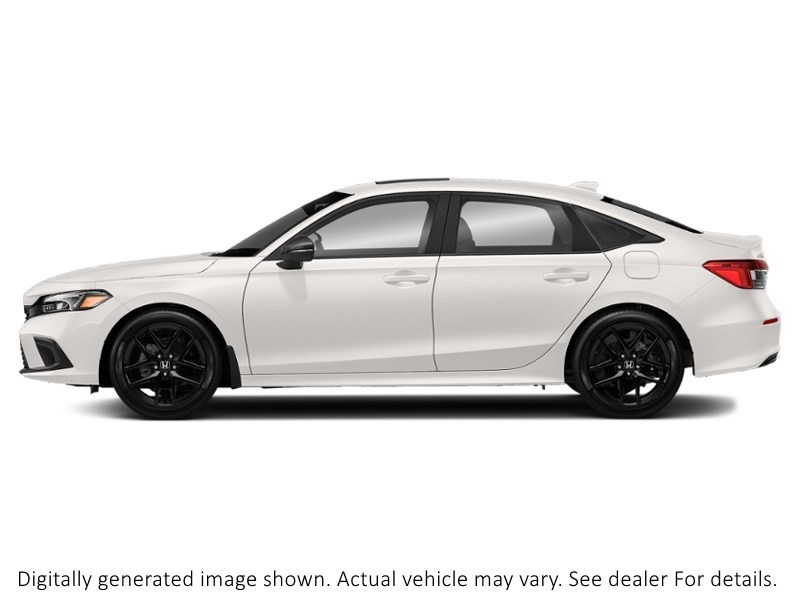 2024 Honda Civic Sedan Sport CVT Platinum White Pearl  Shot 2