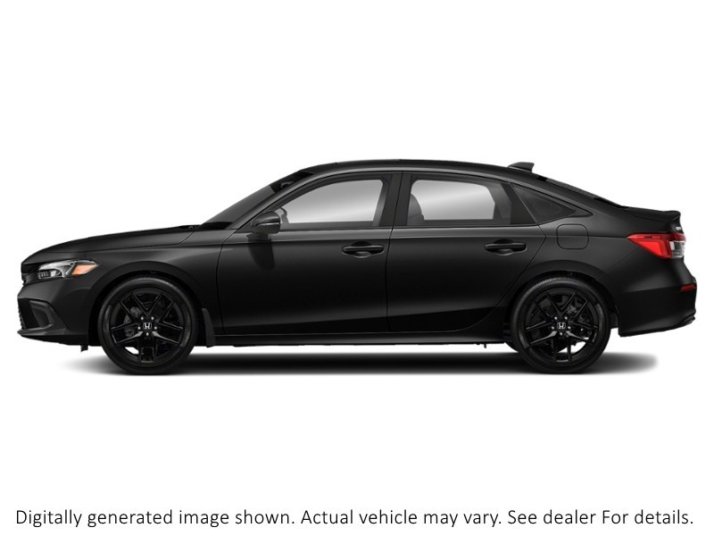 2022 Honda Civic Sedan Sport CVT Crystal Black Pearl  Shot 2