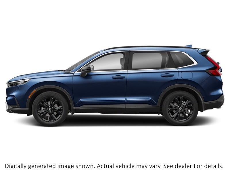 2024 Honda Cr-V Hybrid Touring AWD Canyon River Blue Metallic  Shot 9