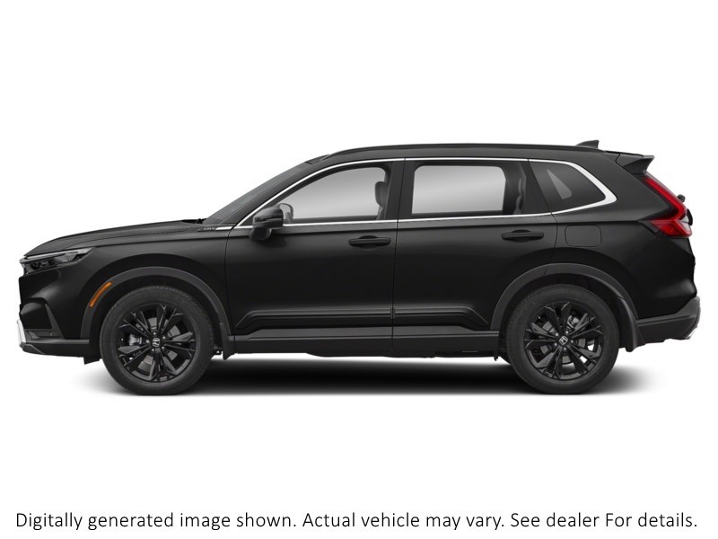 2025 Honda Cr-V Hybrid Touring AWD Crystal Black Pearl  Shot 5