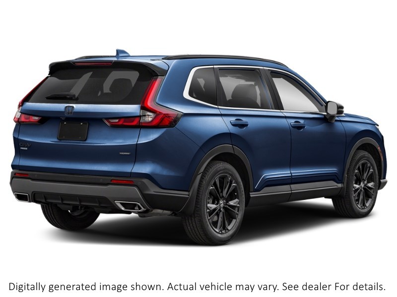 2024 Honda Cr-V Hybrid Touring AWD Canyon River Blue Metallic  Shot 8