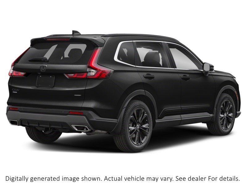 2025 Honda Cr-V Hybrid Touring AWD Crystal Black Pearl  Shot 2
