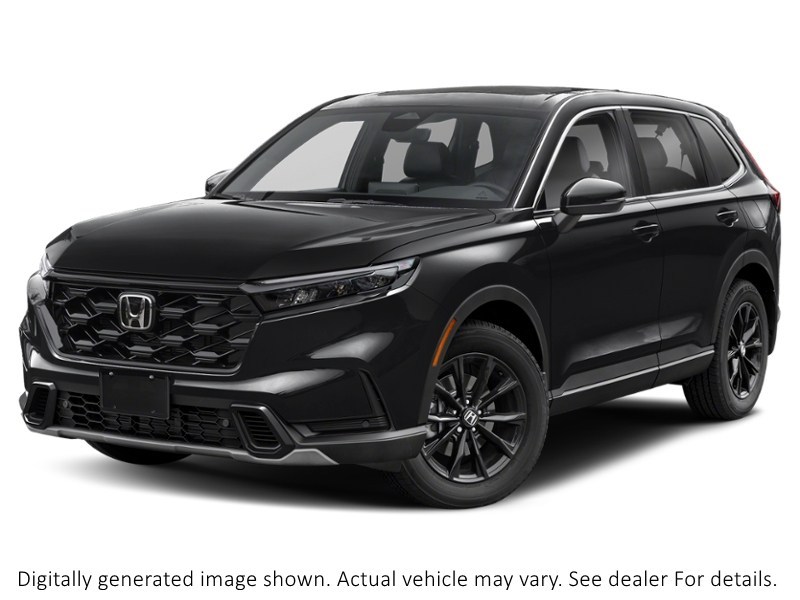 2025 Honda Cr-V Hybrid Ex-L AWD Crystal Black Pearl  Shot 4