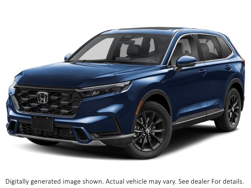 2025 Honda Cr-V Hybrid Ex-L AWD Canyon River Blue Metallic  Shot 7