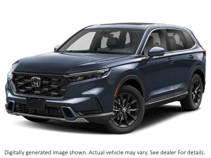 2025 Honda Cr-V Hybrid Ex-L AWD Meteoroid Grey Metallic  Shot 19