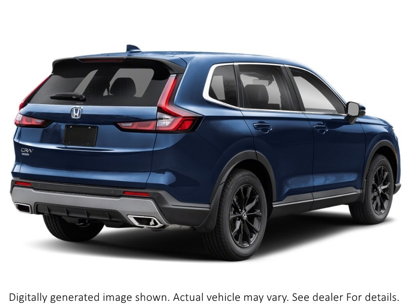 2025 Honda Cr-V Hybrid Ex-L AWD Canyon River Blue Metallic  Shot 8
