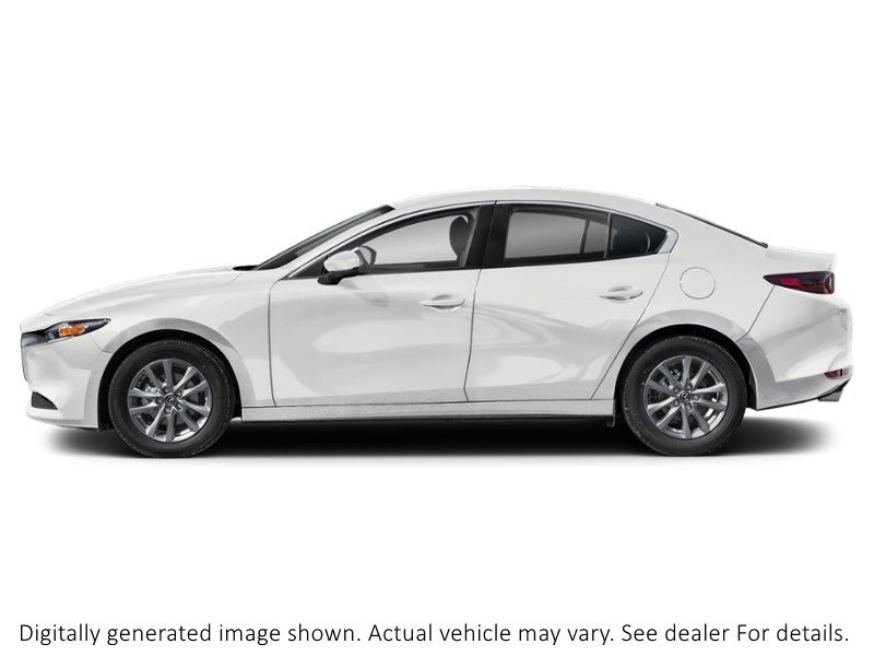 2026 Mazda Mazda3 GX FWD Snowflake White Pearl  Shot 3