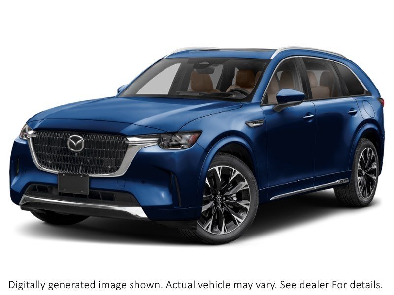 2026 Mazda Cx-90 Mhev Signature AWD Deep Crystal Blue Mica  Shot 1