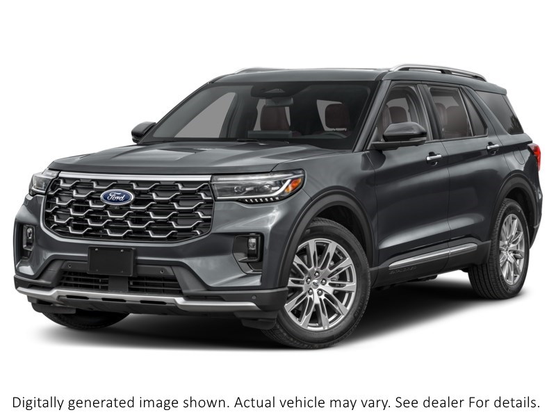 2026 Ford Explorer Platinum 4WD Carbonized Grey Metallic  Shot 1