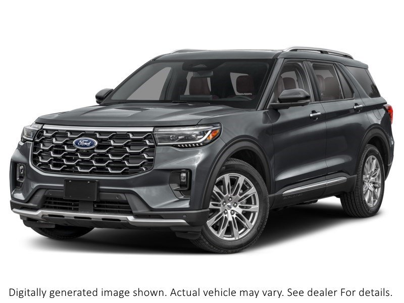 2026 Ford Explorer Platinum 4WD Carbonized Grey Metallic  Shot 1