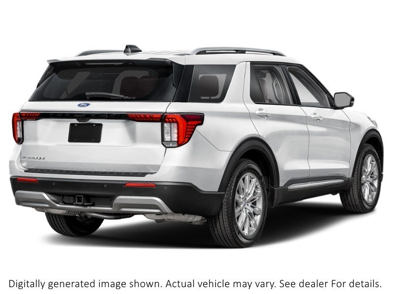 2026 Ford Explorer Platinum 4WD Space White Metallic  Shot 2
