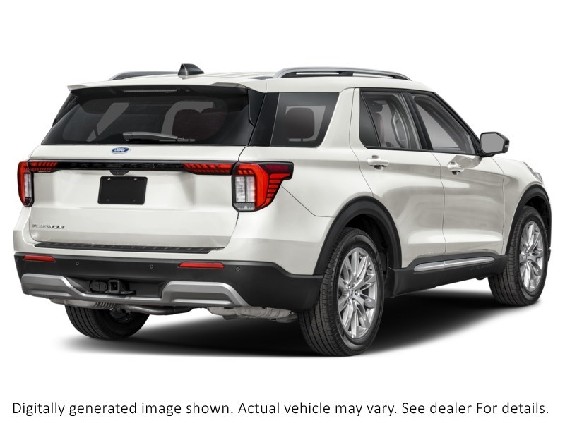 2026 Ford Explorer Platinum 4WD Star White Metallic Tri-Coat  Shot 6