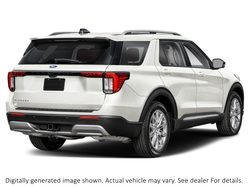 2026 Ford Explorer Platinum 4WD Star White Metallic Tri-Coat  Shot 6