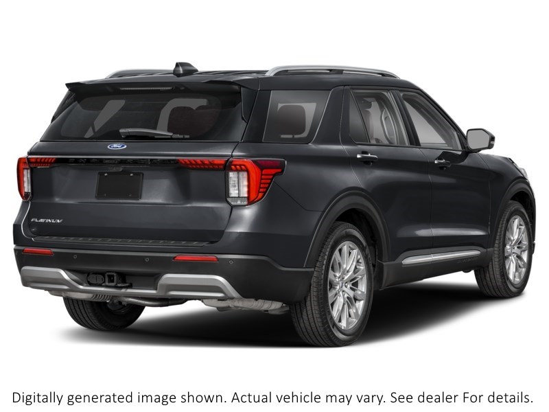2026 Ford Explorer Platinum 4WD Agate Black Metallic  Shot 2