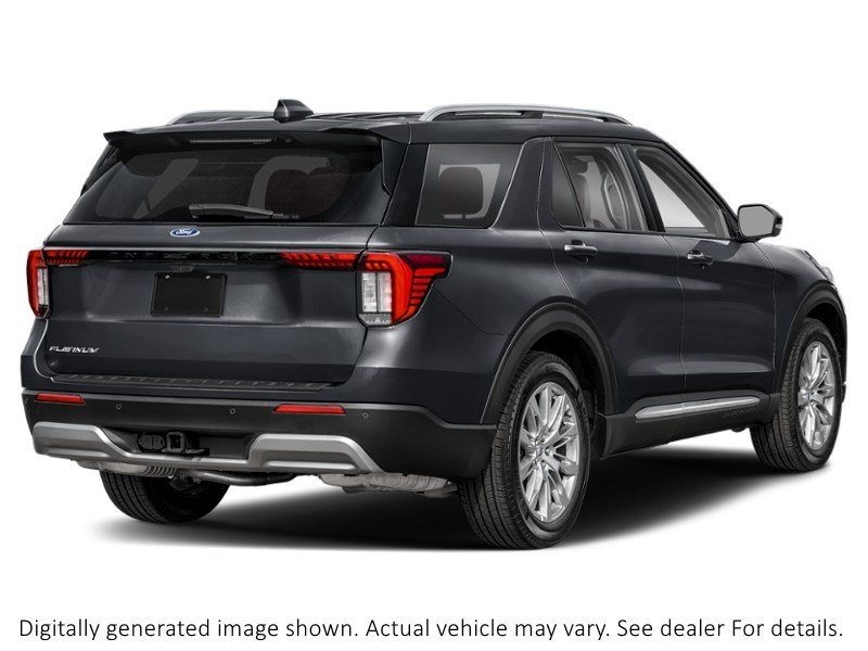 2026 Ford Explorer Platinum 4WD Agate Black Metallic  Shot 2
